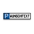 PrintPlanet® Parkschild mit eigenem Text personalisieren - Kunststoffplatte 5 mm - Verschiedene Größen - Parkplatzschild mit Text (Kennzeichen) - 1