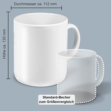 printplanet XXL Riesen-Tasse mit Spruch: I hab das Schon verstanden. Ist Mir nur egal! - Kaffeebecher, Sprüchebecher Becher, Mug - 2