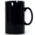 Smilatte 850ml Extra große Keramik Kaffeetasse, M017 Classic Porzellan Boss Super Gross Tasse Big Teetasse mit Griff für Büro und Zuhause, Schwarz - 1