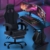 Devoko Massage Gaming Stuhl, Computer Bürostuhl mit Fußstütze, Racing Gamer Stuhl 150kg Belastbarkeit, 90-135° Rückenlehne einstellbar Ergonomischer PC Stuhl, 360° drehbar, Schwarz - 7