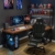 Devoko Massage Gaming Stuhl, Computer Bürostuhl mit Fußstütze, Racing Gamer Stuhl 150kg Belastbarkeit, 90-135° Rückenlehne einstellbar Ergonomischer PC Stuhl, 360° drehbar, Schwarz - 8