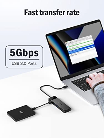 Docking Station USB C Hub 3*Display- 10 in 1, Lemorele Dual HDMI Adapter 4K, 3 USB 3.0/2.0, VGA, PD 100W, Audio, SD/TF, für Windows, Macbook, Dell, HP, Lenovo, Surface - 6