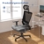 Dripex Bürostuhl, ergonomischer Schreibtischstuhl, Chefsessel mit breites Schaumstoffkissen, Nacken-, Schulter- und taillenfreundlich, höhenverstellbar, Neigungsfunktion von 90° bis 135° - 2
