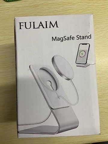 FULAIM Aluminium Ständer für MagSafe Ladegerät Kompatibel mit MagSafe Ladegerät für iPhone 15/14/13/12, 15/13/12 Pro, 15/14/13/12 Pro Max, 13/12 Mini - 8