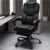 JUMMICO Leder-Bürostuhl mit Massagefunktion, Bürostuhl mit Fußstütze, Hochlehner 135° Computerstühle, Bürostühle mit 360°-Drehrollen für Zuhause, Schwarz - 8