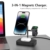 Wireless Charger, Boaraino Magnetische 3 in 1 Kabellose Ladestation Kompatibel mit iPhone 15/14/13/12 Serie, Apple Watch 9/8/7/6/SE/5/4/3, AirPods 2/3/Pro - 7