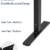 FLEXISPOT EF1 160x80cm Elektrisch Höhenverstellbarer Schreibtisch - Schnelle Montage, Memory-Handsteuerung - Sitz-Stehpult für Büro & Home-Office (ahorn, weiß Gestell) - 7