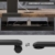 JUMMICO Höhenverstellbarer Schreibtisch 160 x 80 cm mit Kabelwanne, Schreibtisch Höhenverstellbar Elektrisch Stehpult mit USB-Buchse, Ergonomischer Steh-Sitz Tisch mit 360°Rollen,Vintage-Braun - 5